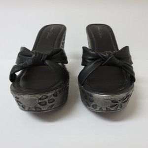 Fabrizio + Jillian Platform Wedge Sandal Size 41